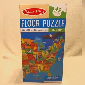 Melissa & Doug Floor Puzzle USA Map